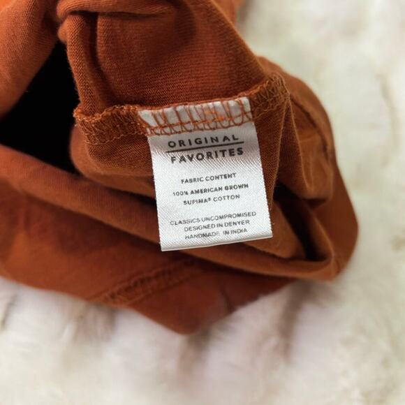 Jiberish Snowboard Men's Short Sleeve Crew Neck T-Shirt | Small | Burnt Orange - Picture 4 of 7